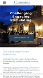 Mobile Screenshot of cambridgeforums.com
